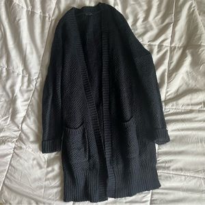 Topshop navy knit cardigan